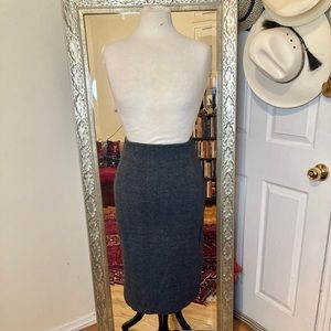Amanda Uprichard plaid grey high waist stretchy skirt. Size XS. Gently worn.